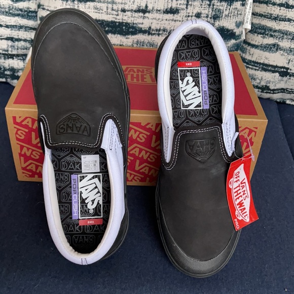 Vans Bmx Slip-On Dak Black/White WMNS - Picture 13 of 16